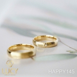 HAPPY145 - Nhẫn cưới thiết kế, nhẫn cưới cao cấp- Lucy Jewelry