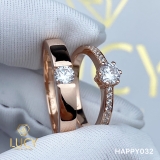 HAPPY032 Nhẫn cưới thiết kế - Lucy Jewelry