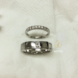 NCPT032 Nhẫn cưới bạch kim cao cấp Platinum 90% PT900 - Lucy Jewelry