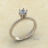 EM033 Nhẫn nữ ổ cao, nhẫn vàng, nhẫn thiết kế, nhẫn cầu hôn, nhẫn đính hôn - Lucy Jewelry