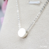 Dây chuyền mặt bạc tròn - DC369