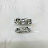 NCPT041 Nhẫn cưới bạch kim cao cấp Platinum 90% PT900 - Lucy Jewelry