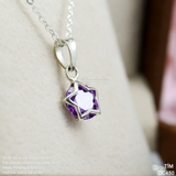 Dây chuyền ngôi sao đá tím - DC450_TIM