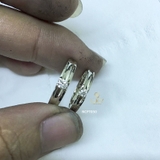 NCPT050 Nhẫn cưới bạch kim cao cấp Platinum 90% PT900 - Lucy Jewelry