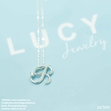 Dây chuyền chữ cái bạc Lucy - DC505