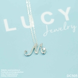 Dây chuyền chữ cái bạc Lucy - DC505