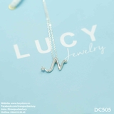 Dây chuyền chữ cái bạc Lucy - DC505