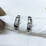 NCPT051 Nhẫn cưới bạch kim cao cấp Platinum 90% PT900 - Lucy Jewelry