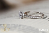 EM053 Nhẫn nữ vàng, nhẫn ổ kim, nhẫn nữ thiết kế, nhẫn cầu hôn, nhẫn đính hôn - Lucy Jewelry