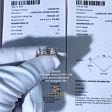 EB058 - Khuyên tai, 6.0mm, princess cut - Lucy Jewelry