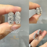 EB059 - Khuyên tai thiết kế, 4.5mm, round cut  - Lucy Jewelry