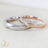 HAPPY066 Nhẫn cưới thiết kế, nhẫn cưới cao cấp, nhẫn cưới kim cương - Lucy Jewelry