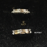NCPT067 Nhẫn cưới bạch kim cao cấp Platinum 90% PT900 - Lucy Jewelry
