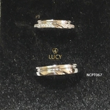 NCPT067 Nhẫn cưới bạch kim cao cấp Platinum 90% PT900 - Lucy Jewelry
