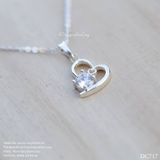 Dây chuyền trái tim bạc Lucy - DC717 - ORDER