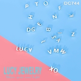 Dây chuyền chữ cái bạc Lucy - DC744