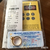 EM075 Nhẫn nữ vàng, nhẫn ổ kim cương 4.5mm, nhẫn nữ thiết kế, nhẫn cầu hôn, nhẫn đính hôn - Lucy Jewelry