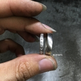 NCPT075 Nhẫn cưới bạch kim cao cấp Platinum 90% PT900 - Lucy Jewelry