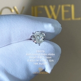 EB076 - Khuyên tai thiết kế, heart cut, 0.45 carat  - Lucy Jewelry