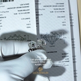 EB085 - Khuyên tai thiết kế, round cut, 10mm - Lucy Jewelry