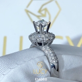EM088 Nhẫn cầu hôn, nhẫn đính hôn, nhẫn kim cương 5.4mm 5.5mm, nhẫn nữ thiết kế đẹp - Lucy Jewelry