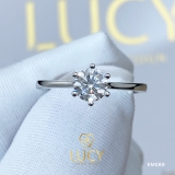 EM089 Nhẫn cầu hôn, nhẫn đính hôn, nhẫn kim cương 5mm, nhẫn nữ thiết kế đẹp - Lucy Jewelry