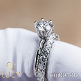 EM091-092 Set nhẫn nữ, nhẫn bộ cho cô dâu - Lucy Jewelry