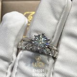 EM091-092 Set nhẫn nữ, nhẫn bộ cho cô dâu - Lucy Jewelry