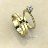 HAPPY092 Nhẫn cưới thiết kế - Lucy Jewelry
