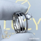 HAPPY092 Nhẫn cưới thiết kế - Lucy Jewelry