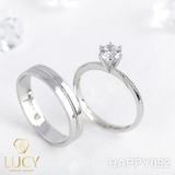 HAPPY092 Nhẫn cưới thiết kế - Lucy Jewelry