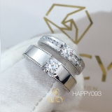 HAPPY093 Nhẫn cưới thiết kế - Lucy Jewelry