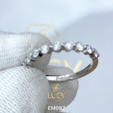 EM097 Nhẫn vàng nữ, nhẫn band 2.5mm, nhẫn nữ thiết kế - Lucy Jewelry