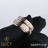 HAPPY113D Nhẫn cưới thiết kế, nhẫn cưới cao cấp, nhẫn cưới kim cương - Lucy Jewelry