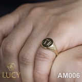 AM006 Nhẫn vàng nam đeo ngón út - Lucy Jewelry