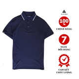 Áo polo golf nam ngắn tay ALIGRO chất vải coolmax màu xanh navy năng động ALGPLO106