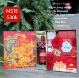 Set Quà Tết Hộp + Túi rồng MS15 ĐỎ