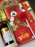 Set Quà Tết Hộp Kèm Túi MS04 - ĐỎ