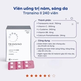Viên uống Transino Trị nám Trắng da Nhật bản