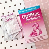 Men vi sinh Optibac hồng cho bé từ sơ sinh đến người lớn