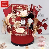 Set Quà Tết Lẵng Da ĐỎ MS37
