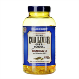DẦU GAN CÁ TUYẾT HOLLAND & BARRETT COD LIVER 1000MG 240 VIÊN