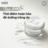 Kem Dưỡng Trắng Da Trị Nám Ban Đêm Soskin Clarifying Cream 50ml