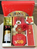 Set Quà Tết Hộp Kèm Túi MS04 - ĐỎ