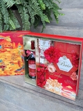Set Quà Tết Hộp + Túi rồng MS15 ĐỎ
