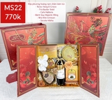 Set Quà Tết Hộp Nam Châm + Túi MS22- ĐỎ