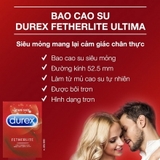 Bao cao su siêu mỏng Durex Úc - Durex Fetherlite - Hộp 30 chiếc