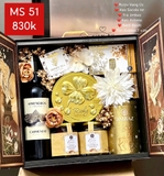 Set Quà Tết Hộp nam châm hạc Gold MS51