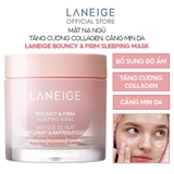 Mặt Nạ Ngủ Laneige Bouncy & Firm Sleeping Mask 60ml (săn chắc, tăng collagen)- MẪU MỚI- HỒNG