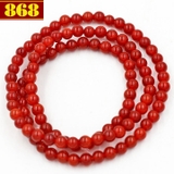 Tràng chuỗi niệm Phật 108 hạt đá vân rồng đỏ